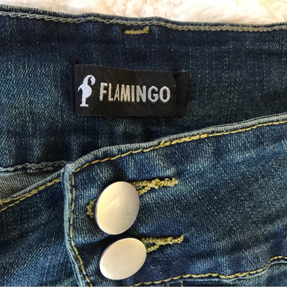 Flamingo Y2k Style Jeans - Picture 9 of 9